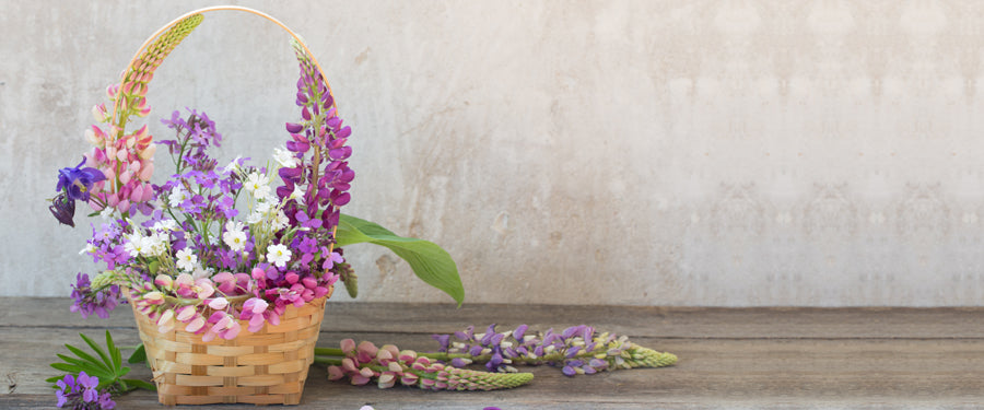 Basket Flower Arrangement
