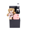 Mother's Day Wine & Teddy Gift Box from Heart & Thorn USA - Wine Gift Basket - USA Delivery