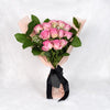 Valentine's Day 12 Stem Pink Rose Bouquet
