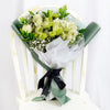 Blossoming Sunrise Mixed Bouquet. Lilies, Roses, Hydrangea, and Daisies Along with Baby’s Breath and Ruscus in a Floral Wrap with Designer Ribbon. Mixed Floral Gifts from Heart & Thorn USA - Same Day USA Delivery.