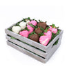 Pink Party Chocolate Covered Strawberries from Heart & Thorn USA - Chocolate Gift - USA Delivery