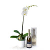 Pure & Simple Flowers & Champagne Gift - Heart & Thorn flower delivery - USA delivery