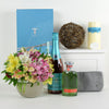 Thymes Lilies Champagne & Flower Gift - Heart & Thorn flower delivery - USA delivery