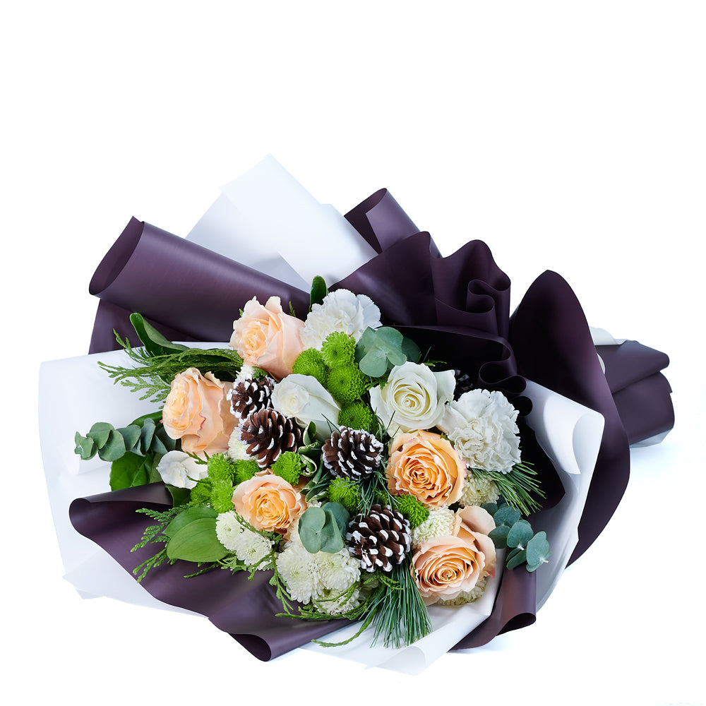 christmas, holiday, Mixed flower arrangement, Mix Floral Arrangement, Mixed Floral Arrangement, Flower Arrangement, Floral Arrangement, Set 24020-2021, holiday flowers delivery, delivery holiday flowers, christmas bouquet usa, usa christmas bouquet