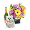 The Extravagant Floral Sunrise Mixed Bouquet Floral Gift Set - Heart & Thorn flower delivery - USA delivery