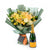 Floral Sunrise Mixed Bouquet & Champagne
