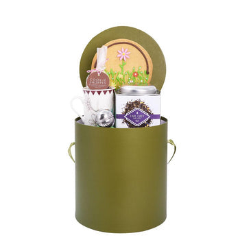 Mother's Day Tea & Cookie Gift Box from Heart & Thorn USA - Gourmet Gift Basket - USA Delivery