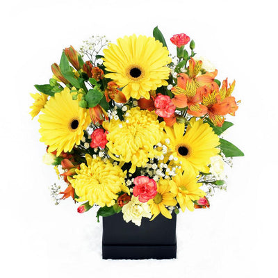 Sunrise Mixed Floral Arrangement from Heart & Thorn USA - Flower Gift - USA Delivery