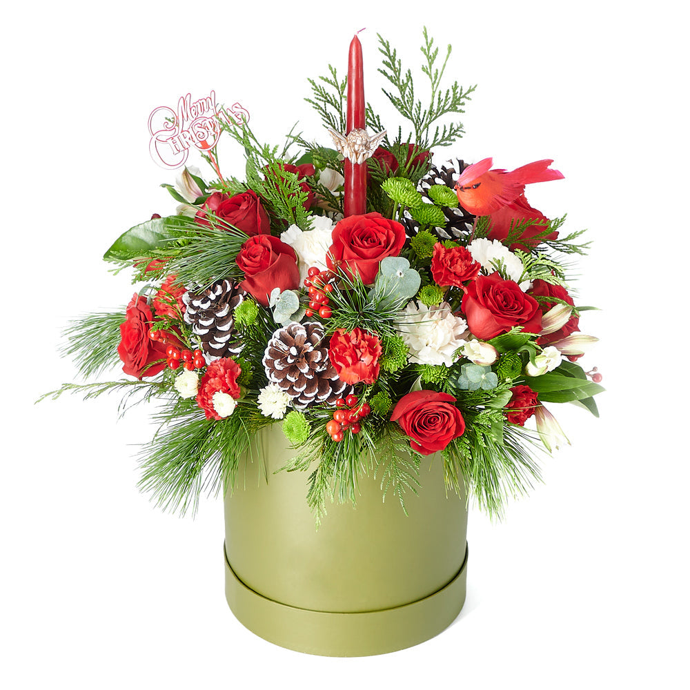 Winter Flower Arrangement – Flower Arrangement – USA delivery - Heart &  Thorn USA
