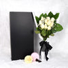 Valentine’s Day Dozen White Rose Bouquet With Box & Chocolate