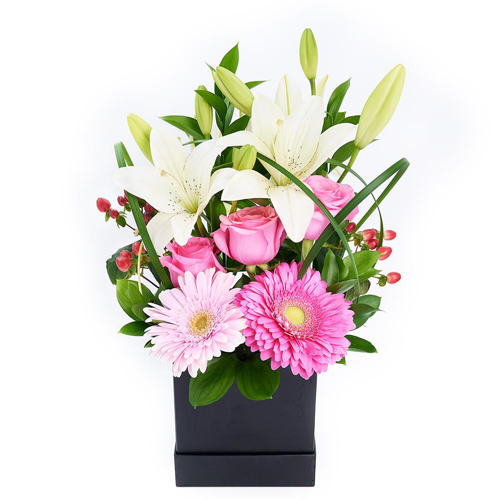Vivid Mixed Floral Arrangement from Heart &amp; Thorn USA - Flower Gift - USA Delivery