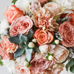 muted pastel flower subscription