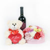A Day In Vienna Flowers & Wine Gift - Heart & Thorn flower delivery - USA Delivery