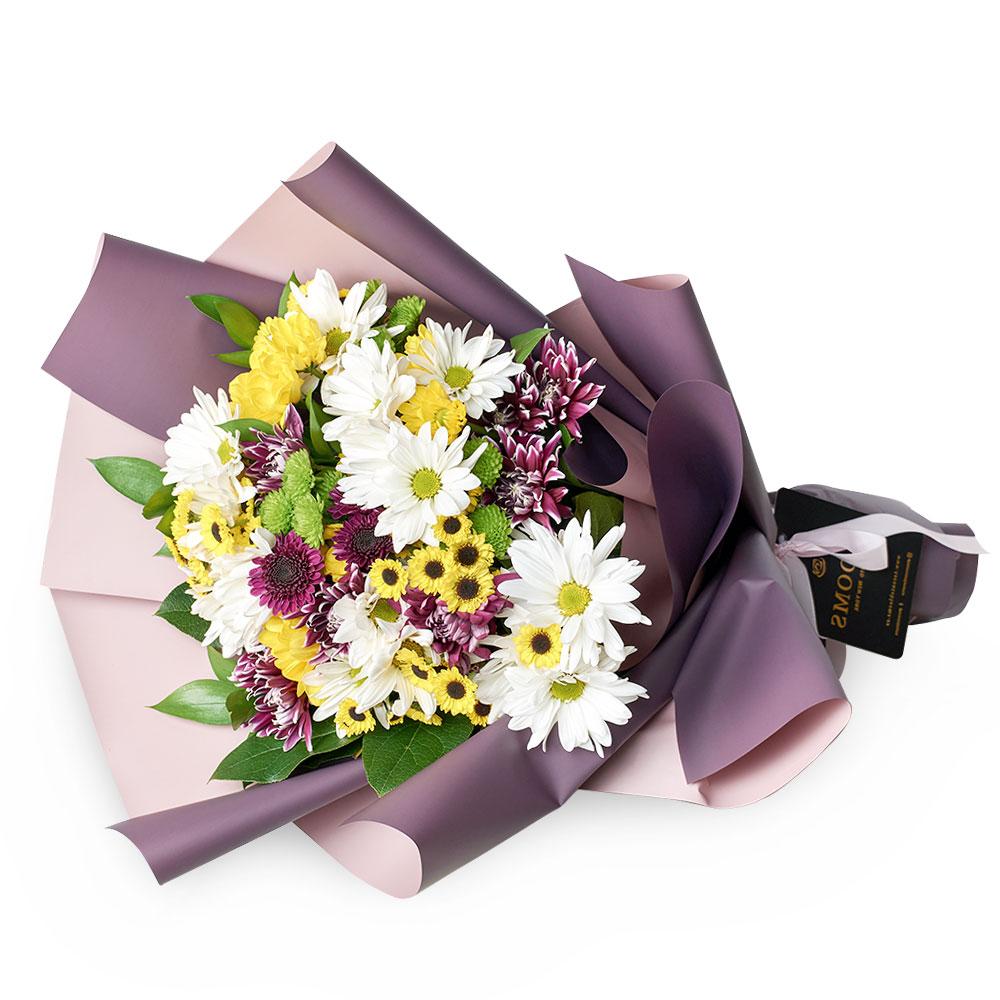 Be A Wildflower Daisy Bouquet - Heart &amp; Thorn flower delivery - USA delivery