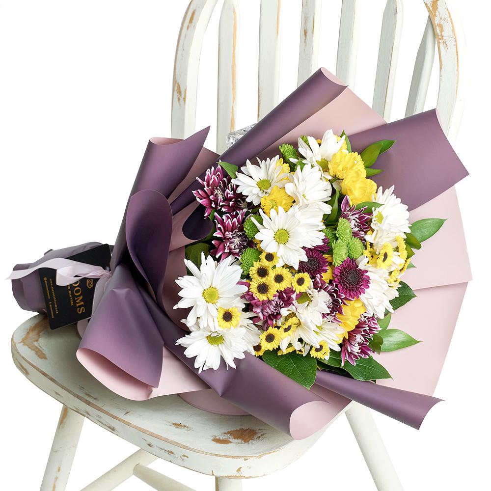 Be A Wildflower Daisy Bouquet - Heart & Thorn flower delivery - USA delivery