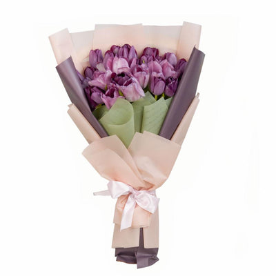 Blooming Spring Tulip Bouquet - Heart & Thorn flower delivery - USA delivery