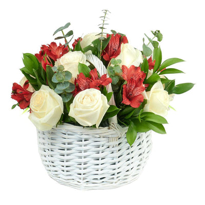 Bountiful Garden Basket For Mom - Heart & Thorn flower delivery - USA delivery