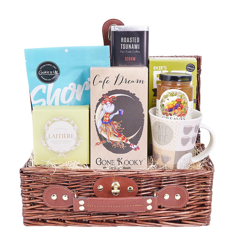 Bravely Bold Gourmet Coffee Gift Basket from Heart &amp; Thorn USA - Gourmet Gift Basket - USA Delivery