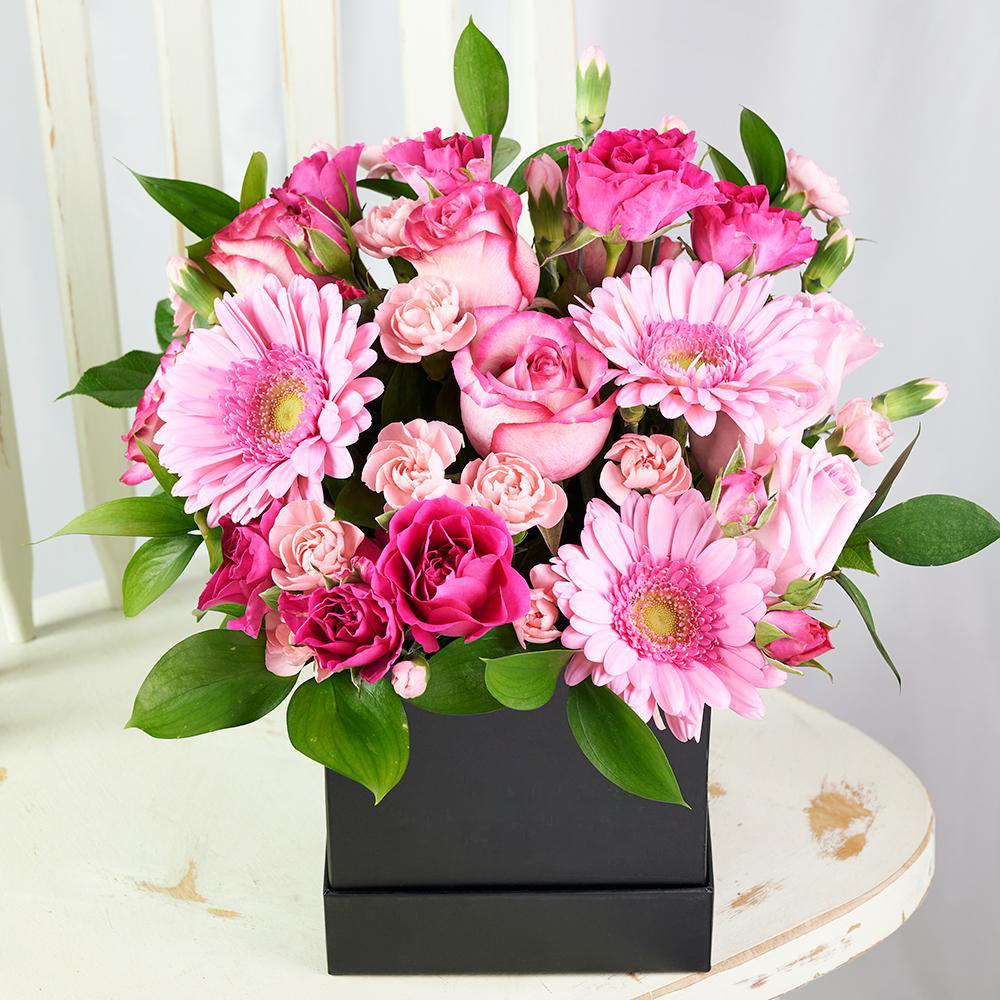 Color-Crazed Carnations Flower Gift - Heart & Thorn flower delivery - USA delivery