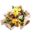 Country Cottage Mixed Peruvian Lily Bouquet - Heart & Thorn flower delivery - USA delivery
