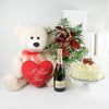 Forever In Love Flowers & Champagne Gift from Heart & Thorn USA - Flower Gift Basket - USA Delivery
