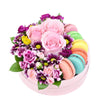 French Soirée Floral Gourmet Box Set from Heart & Thorn USA - Flower Gift Basket - USA Delivery