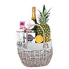 Garden Champagne Shop Basket - Heart & Thorn flower delivery - USA delivery