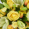 Gold & Cream Mixed Arrangement - Heart & Thorn flower delivery - USA delivery