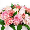 Graceful Pink Mixed Hat Box - Heart & Thorn flower delivery - USA delivery
