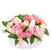Graceful Pink Mixed Hat Box - Heart & Thorn flower delivery - USA delivery