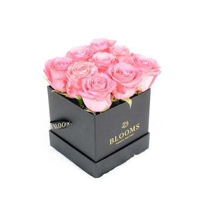 Impeccable Pink Rose Hat Box - Heart & Thorn flower delivery - USA delivery