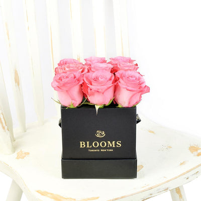 Impeccable Pink Rose Hat Box - Heart & Thorn flower delivery - USA delivery