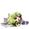 Kiss of Pink Rose & Lilies Bouquet - Heart & Thorn flower delivery - USA delivery