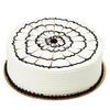 Large Black + White Layer Cake - Heart & Thorn cake delivery - USA delivery