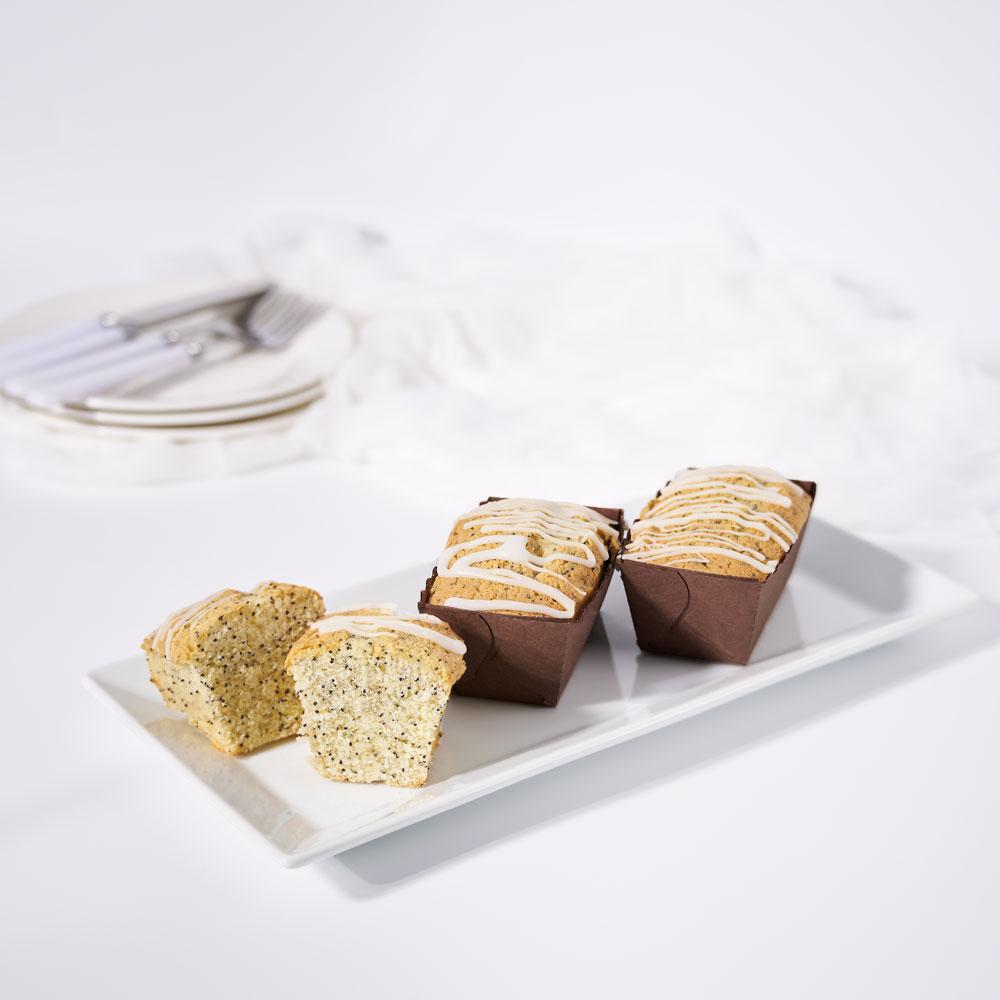 Lemon Poppy Seed Mini Loaf - Heart & Thorn - USA cake delivery