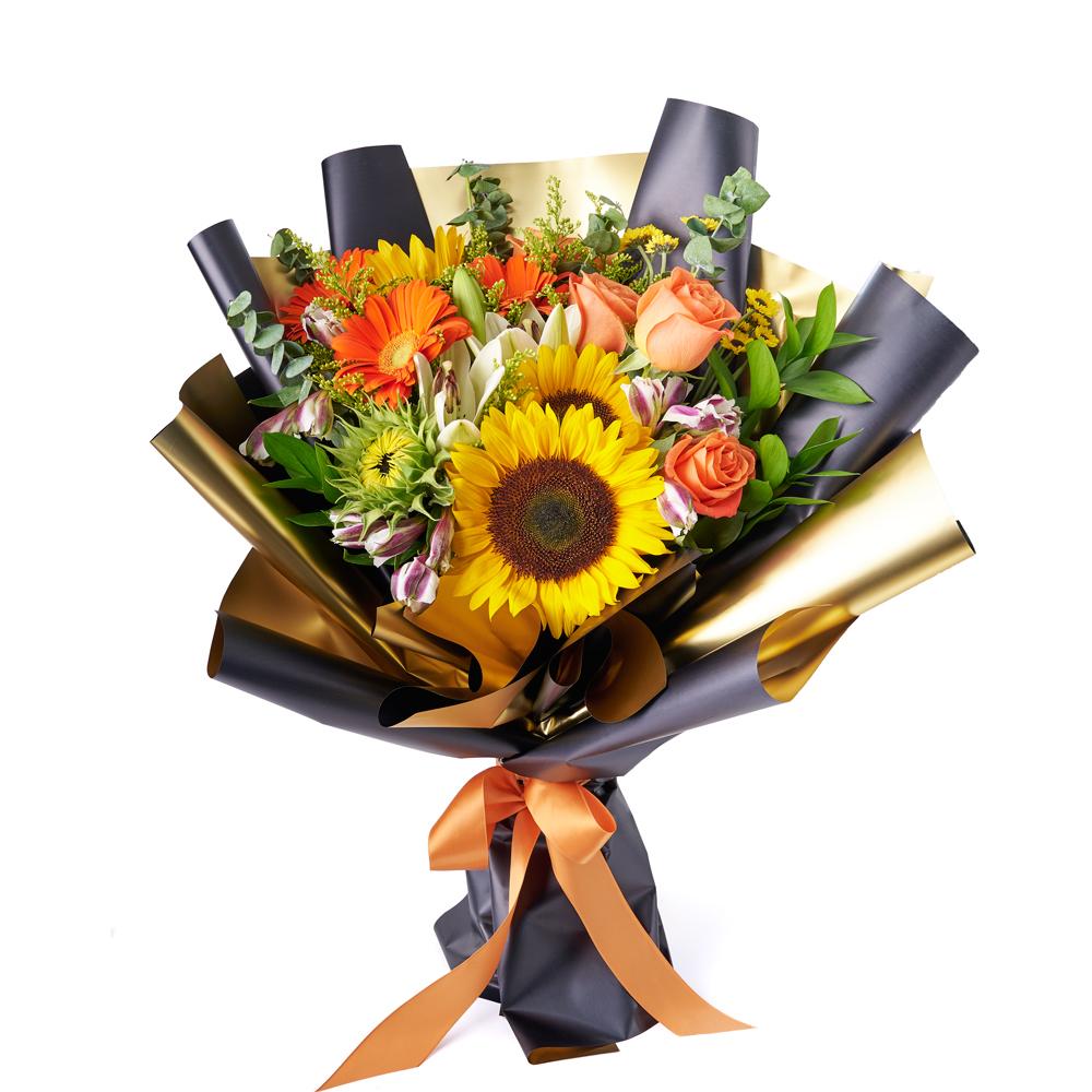 Let Your Light Shine Sunflower Bouquet from Heart &amp; Thorn USA - Flower Gift - USA Delivery