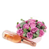 Luxe Passion Flowers & Champagne Gift - Heart & Thorn flower delivery - USA delivery