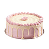 Large Vanilla Cake with Raspberry Buttercream - Heart & Thorn cake delivery - USA delivery