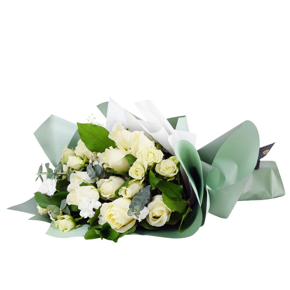 Parisian Whisper Tea Rose Bouquet - Heart &amp; Thorn flower delivery - USA Delivery