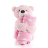 Pink Hugging Blanket Bear - Heart & Thorn - USA gift delivery