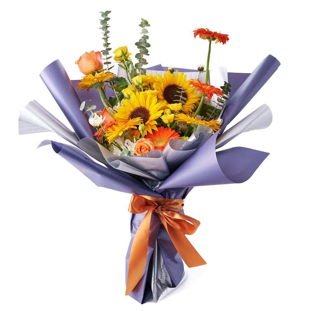 Ray of Hope Sunflower Bouquet from Heart &amp; Thorn USA - Flower Gift - USA Delivery