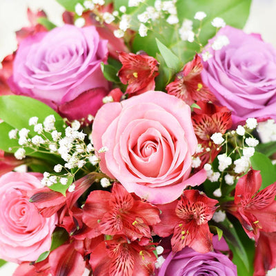 Soft Radiance Mixed Arrangement - Heart & Thorn flower delivery - USA delivery