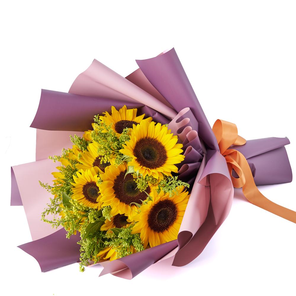 Summer Glory Sunflower Bouquet - Heart &amp; Thorn - USA flower delivery