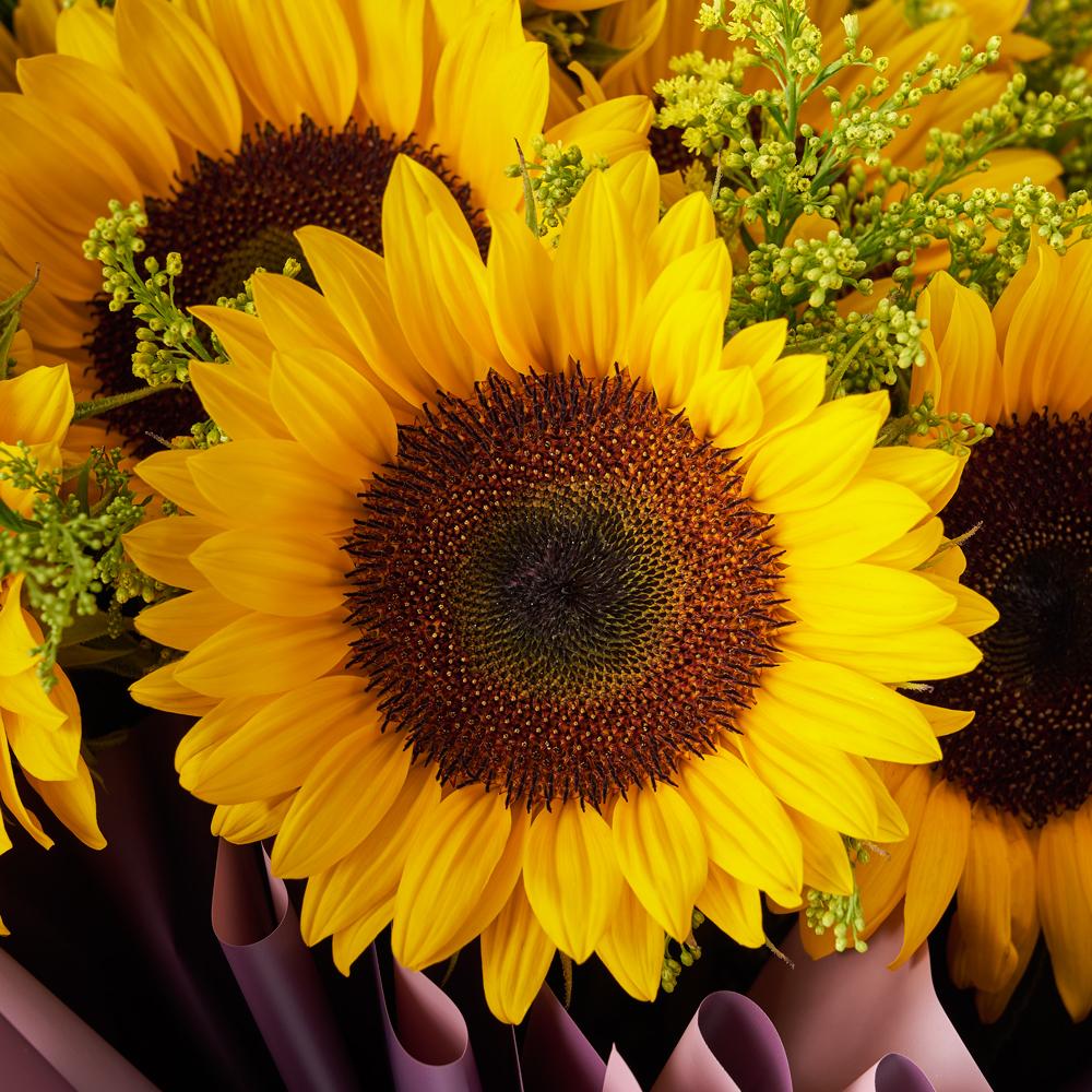 Summer Glory Sunflower Bouquet - Heart & Thorn - USA flower delivery
