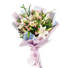 Summer Splash Lily Bouquet - Heart & Thorn flower delivery - USA delivery