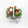 Valentine's Day Chocolate Dipped Strawberries Apple Basket - Heart & Thorn gourmet delivery - USA delivery