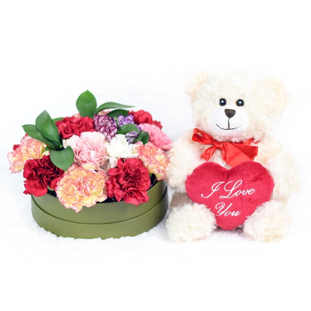 You Make Me Smile Flower Gift from Heart & Thorn USA - Flower GIft Basket - USA Delivery